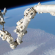 Illustration for article titled A Robotic Arm in Space Mixes Brawn and Beauty